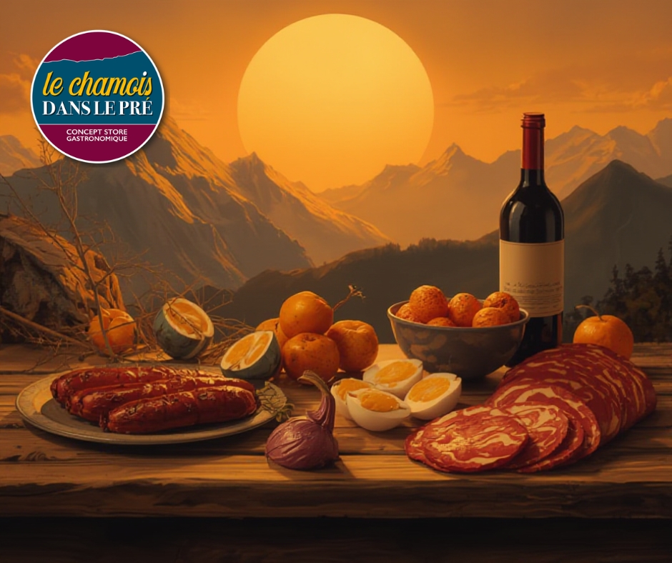 Hey l'épicurien-ne-
je sais pas pour toi mais pour ma part quand je vois un grand soleil... je sors les salades ou entrées quasi-estivales !
Je te présente la Pikorine : Saucisse de Molene fumée à l'algue marine - Salade à l'huile de noix - mandarine - oignon rouge et croutons à la graisse de canard.
Mais aussi la Ventrèche pipée : Piperade chaude - Oeuf - et ventrèche de porc noir
Tu viens quand ?
 #lechamoisdanslepré #laferrièresousjougne #saladeatypique